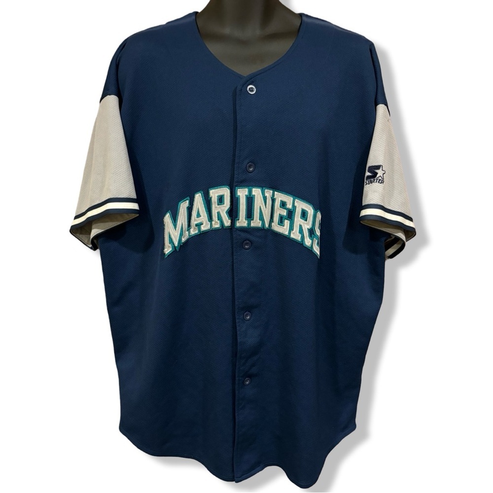 Vintage 90s Starter Seattle Mariners Baseball Jersey